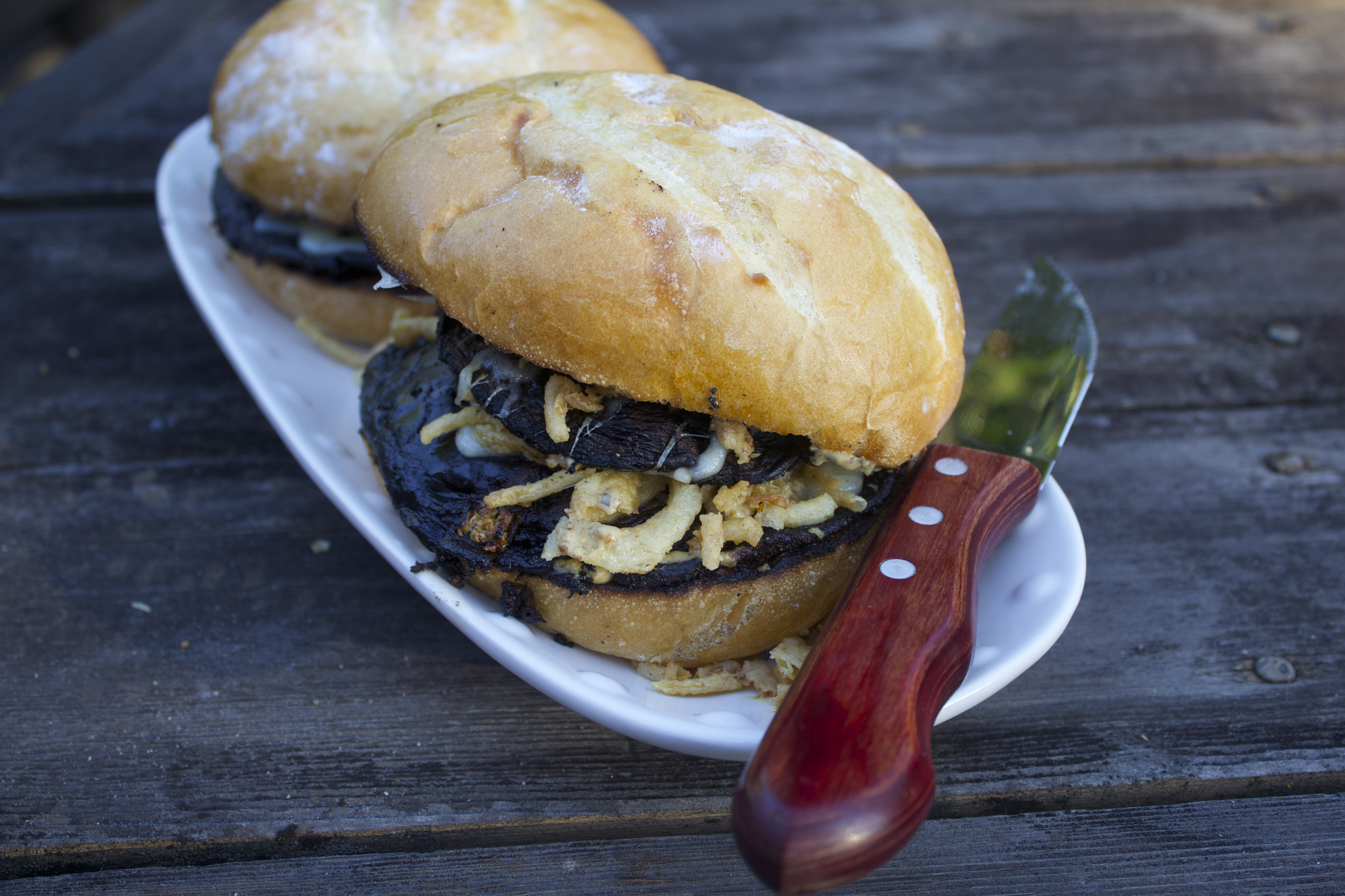 Portabella Swiss Burger Wholly Cupcake!